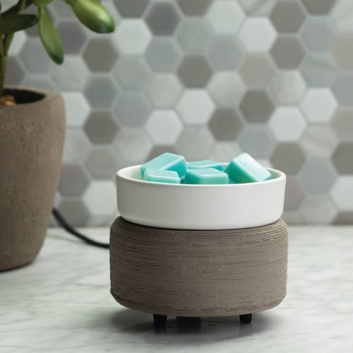 Wax Melt Burner Gray 2-in-1 Electric - Afbeelding 2