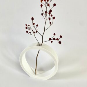 Vaas Decor Rond White