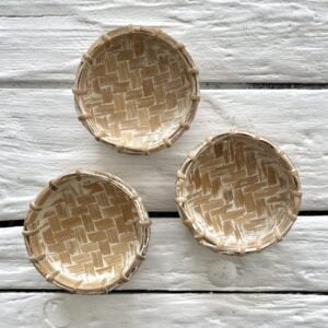 Schaaltje Bamboe XS White Wash