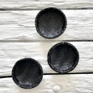 Schaaltje Bamboe XS Black