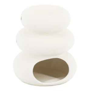 Wax Melt Burner Pebbles Cream